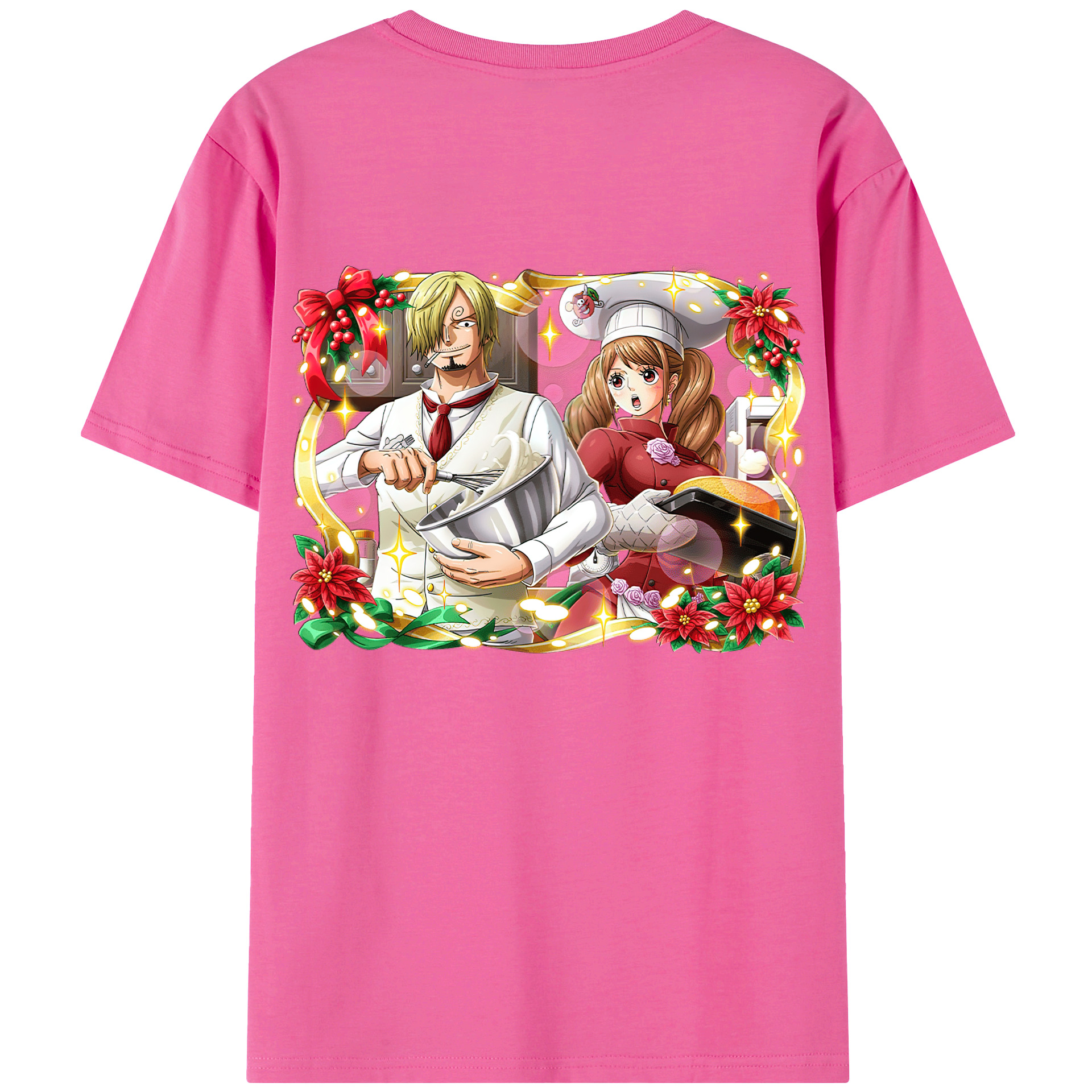 （画像用） ワンピース サンジ ONE PIECE Sanji レディース半袖Tシャツ(バックプリント)